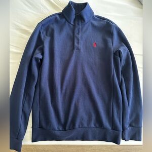 Ralph Lauren Dark Blue Button Up Pullover Size Small